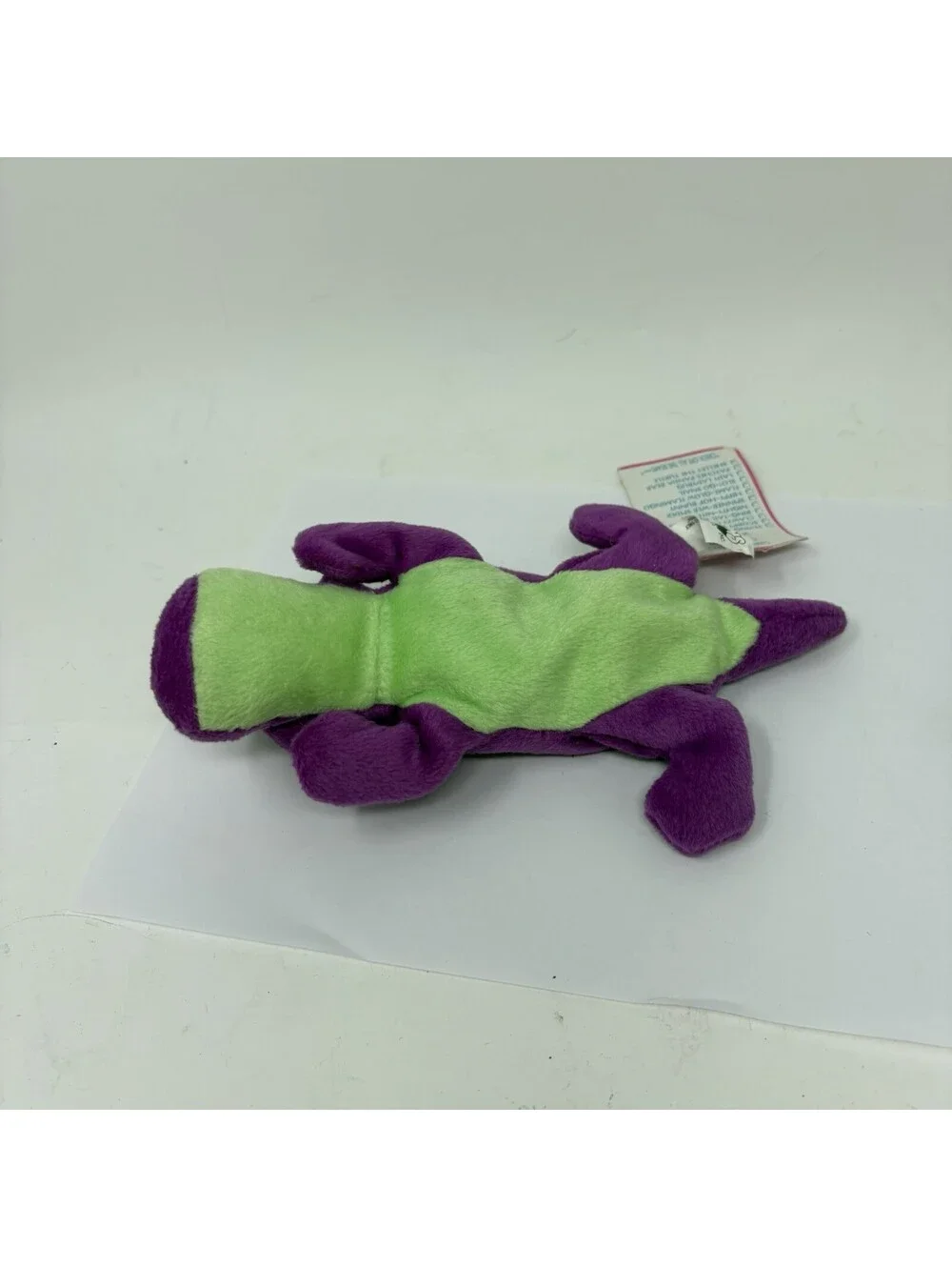 STUFFINS Vintage 1997 Lumpy’s Bean Bag Gang DINKO DINOSAUR W/ Tags